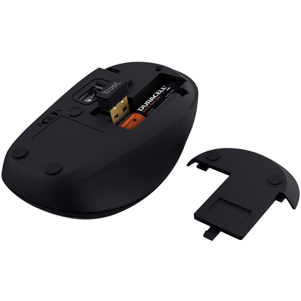 Yvi+ Wireless mouse Bluetooth / 2.4 GHz Black