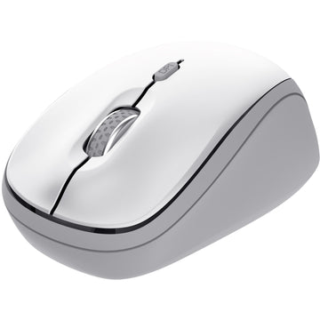 Yvi+ Wireless mouse Bluetooth / 2.4 GHz White