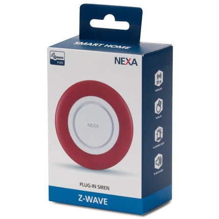 ZIS-104 Z-Wave Siren with flashing light