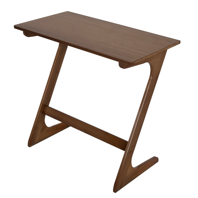 Z-Shaped Bamboo Side Table – Space-Saving Coffee Table