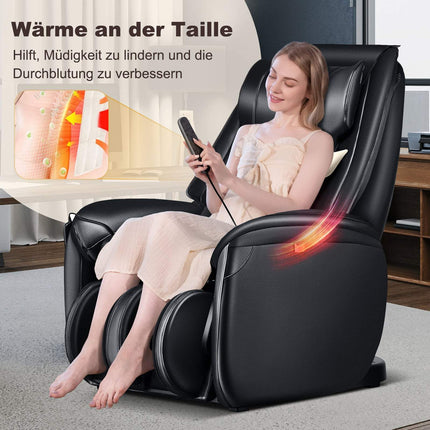 Zero Gravity Full Body Massage Chair with Heat, Black
