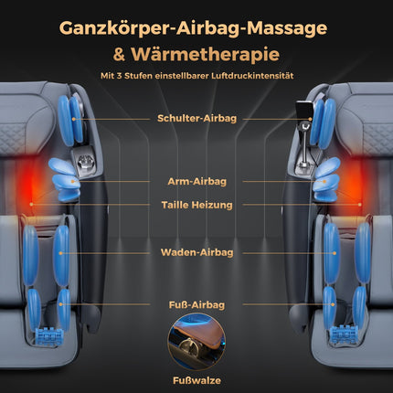Zero Gravity SL Track Massage Chair with Heat & Air Massage