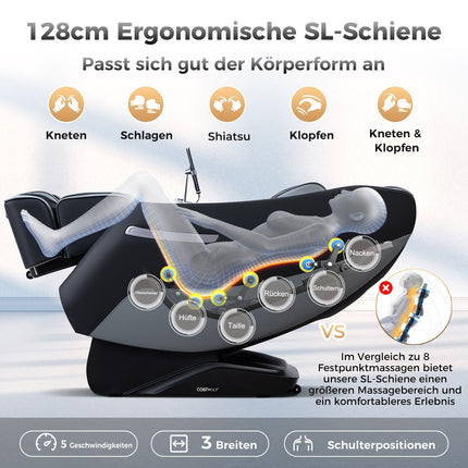 Zero Gravity SL Track Massage Chair with Heat & Air Massage