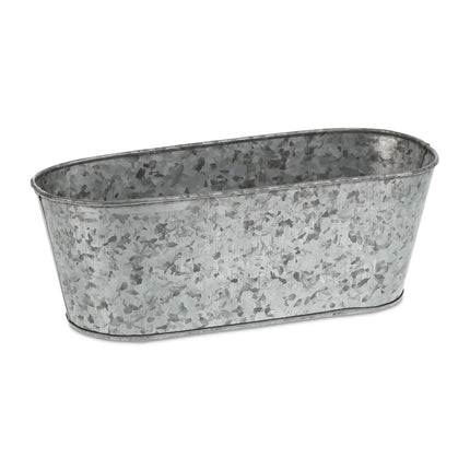 Zinc tub oval set of 6