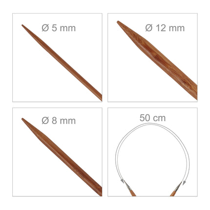 circular knitting set in 6 parts