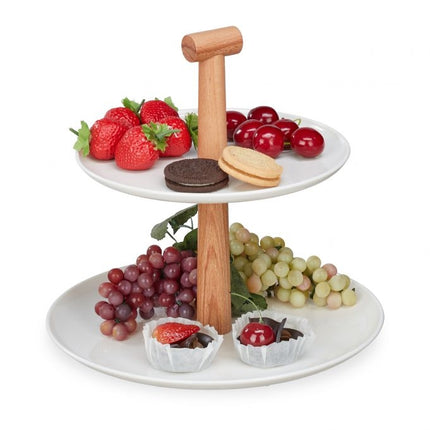 etagere in two floors Plastic and wood