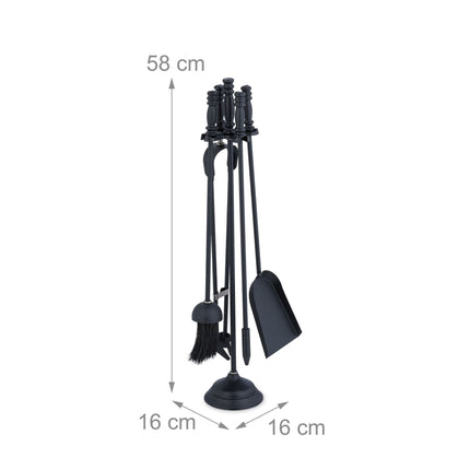 fireplace set in 5 parts