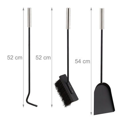 fire set with 4 parts