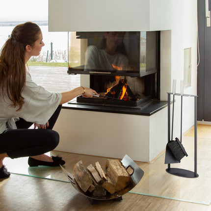 fire set with 4 parts