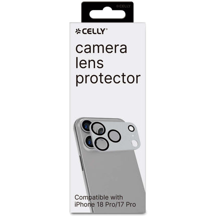 iPhone 18/17 Pro Camera Lens Protector – Silver