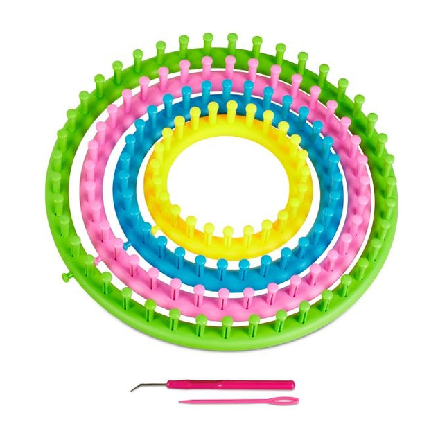 knitting ring set in 6 parts