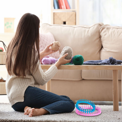 knitting ring set in 6 parts