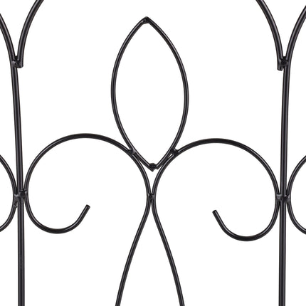 metal flower bed fence in 6 parts
