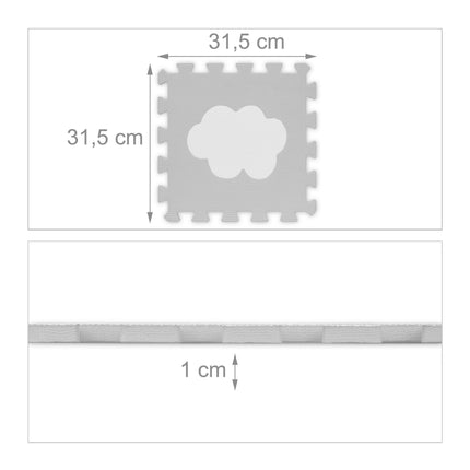 puzzle mat with 18 pieces Cloud