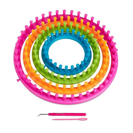 round knitting ring set in 6 parts