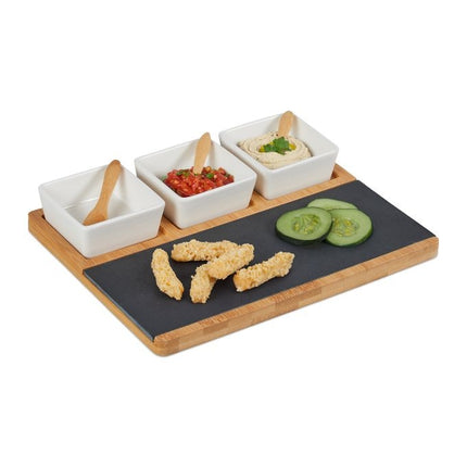 serving bowls in 8 parts with tray