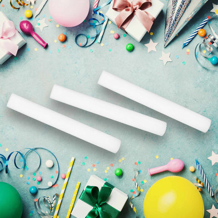 set of 10 LED light sticks in foam plastic