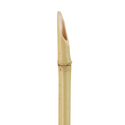 set of 10 garden torches bamboo 80 cm