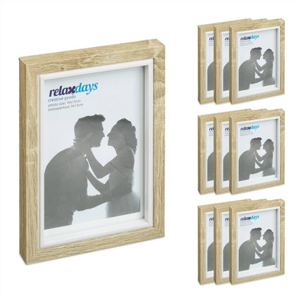 set of 10 picture frames 10x15
