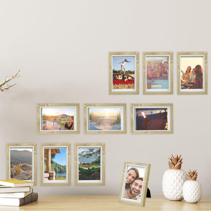 set of 10 picture frames 10x15