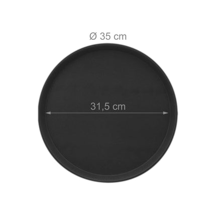 set of 10 serving trays Ø 35 cm