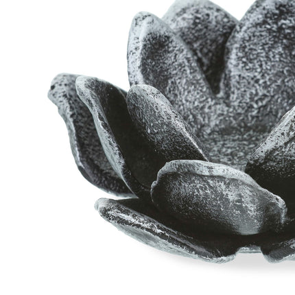 set of 2 Lotus-shaped tea light holders