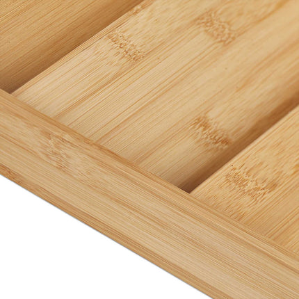 set of 2 bamboo spice racks for drawers