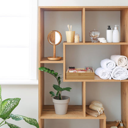 set of 2 bamboo spice racks for drawers