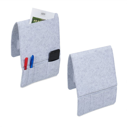 set of 2 bed bags with 5 compartments