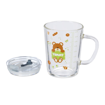 set of 2 children's glasses with a bear motif