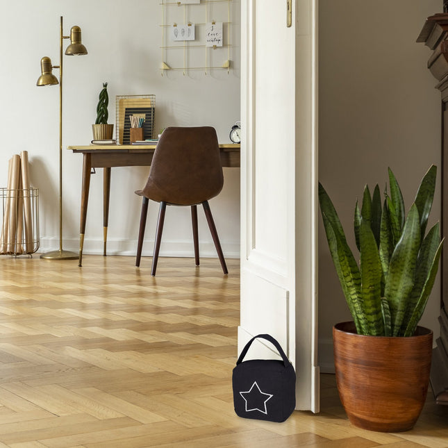 set of 2 door stops with star motif