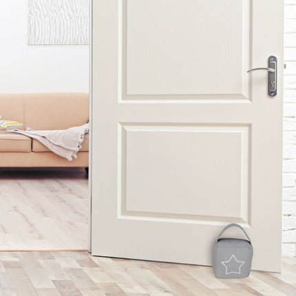 set of 2 door stops with star motif
