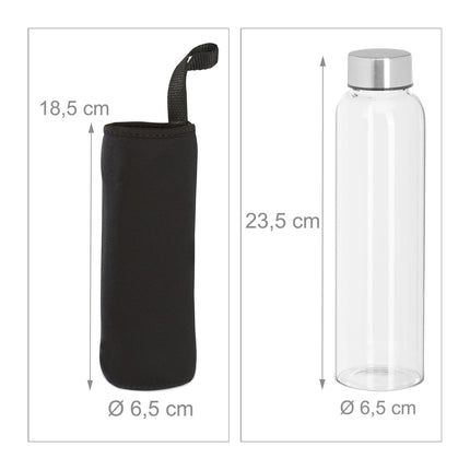 set of 2 drinking bottles 500 ml