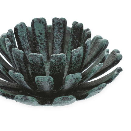 set of 2 flower-shaped tealight holders