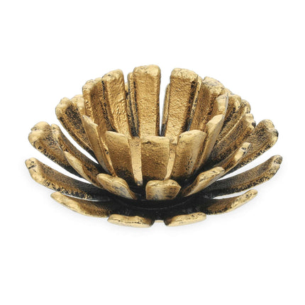 set of 2 flower-shaped tealight holders