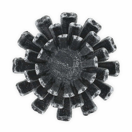 set of 2 flower-shaped tealight holders