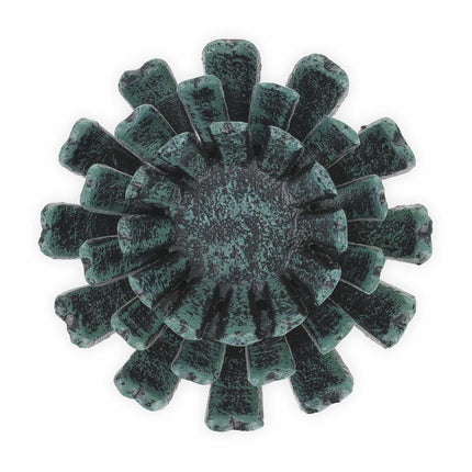 set of 2 flower-shaped tealight holders