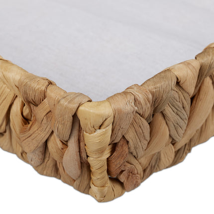 set of 2 fruit bowls made from water hyacinth