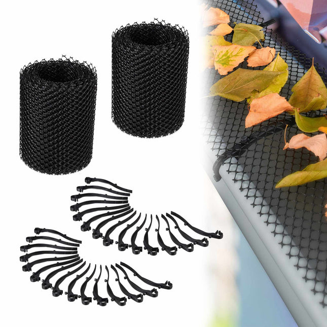 set of 2 gutter guards of 6 m
