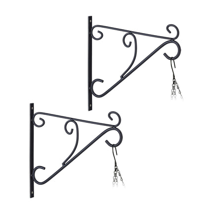 set of 2 hanging basket holders