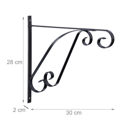 set of 2 hanging basket holders