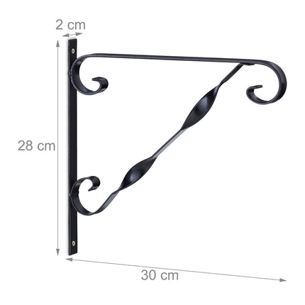 set of 2 hanging basket holders