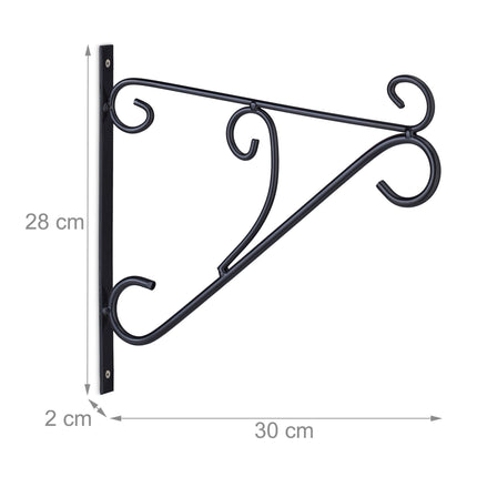 set of 2 hanging basket holders
