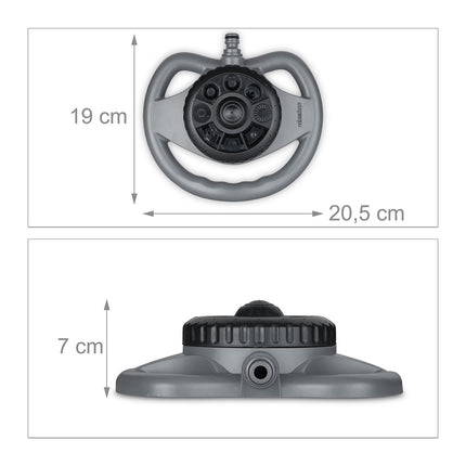 set of 2 lawn sprinklers 8 positions