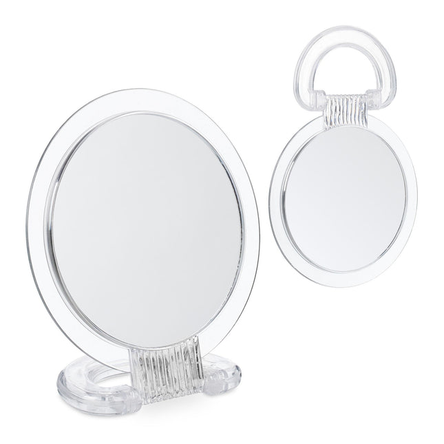 set of 2 mirrors with folding handle