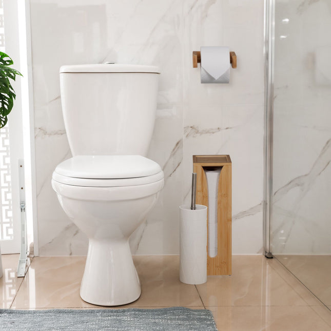 set van 2 onderdelen voor toiletrolhouders