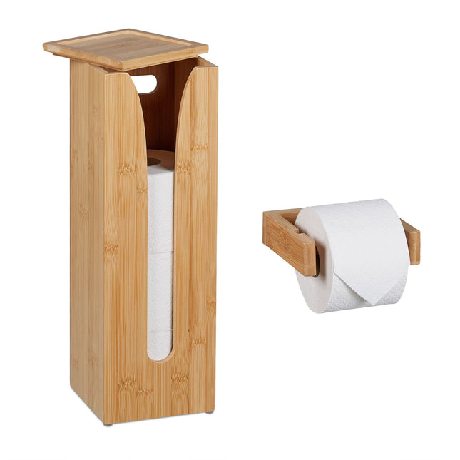 set van 2 onderdelen voor toiletrolhouders