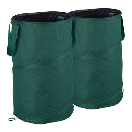 set of 2 self-standing leaf bags 120L
