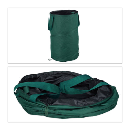 set of 2 self-standing leaf bags 120L