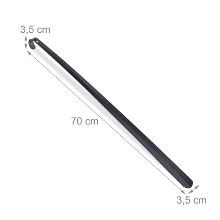 set of 2 shoe horns 70 cm long